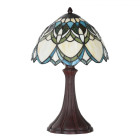 5LL-6334 Tiffany-Tischlampe-Stehlampe Schreibtischlampe Clayre & Eef / Lumilamp