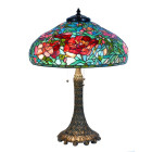 5LL-6345 Tiffany-Lampe-Tischlampe-Stehlampe-Schreibtischlampe Clayre & Eef / Lumilamp