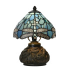 5LL-6339 Tiffany Tischlampe Stehlampe Schreibtischlampe Libelle Clayre & Eef / Lumilamp