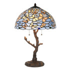 5LL-6344 Tiffany-Lampe-Tischlampe-Schreibtischlampe-Stehlampe Baum Clayre & Eef / Lumilamp