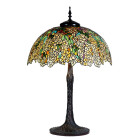 5LL-6348 Tiffany-Tischlampe-Lampe-Schreibtischlampe-Leuchte Clayre & Eef / Lumilamp