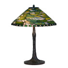 5LL-6352 Tiffany-Tischlampe-Lampe-Schreibtischlamp-Leuchte-Stehlampe Clayre & Eef / Lumilamp