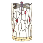 5LL-6303 Tiffany-Wandlampe-Lampe-Leuchte Libelle Clayre & Eef / Lumilamp