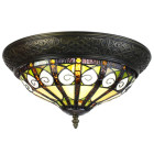 5LL-6277 Tiffany-Decken-Lampe-Leuchte Clayre & Eef /...