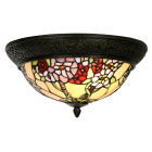 5LL-6326 Tiffany-Decken-Lampe-Leuchte Clayre & Eef / Lumilamp