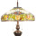 5LL-6292 Tiffany-Bodenlampe-Stehlampe-Stehleuchte Clayre & Eef / Lumilamp