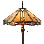 LumiLamp - Tiffany-Bodenlampe-Stehlampe