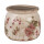Clayre & Eef - Blumentopf Pflanztopf Ranken Blumen Blüten