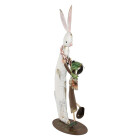 Clayre & Eef - Garten-Deko-Figur Hase mit Wichtel...