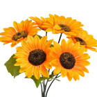 6PL0241 Kunstblume Kunstpflanze Blumen-Strauss Sonnenblume Sommer Clayre & Eef