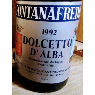 1992 Dolcetto d´Alba D.O.C. Piemont, Italien, Fontanafredda