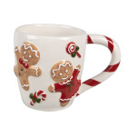 Clayre & Eef - Festliche Lebkuchenmann Mug Becher...