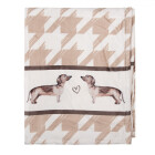 Clayre & Eef - Kuscheldecke Dackel Hund...