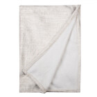 Clayre & Eef - Kuscheldecke Serie Natural Winter Vibes Rentier mit roter Nase Tagesdecken: Zauberhafte Designs für jeden Geschmack - 130x170 cm