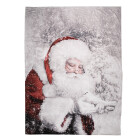 Clayre & Eef - Kuscheldecke Nikolaus Weihnachtsmann...