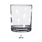 Clayre & Eef - Serie Black & White Christmas Glas...