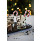 Clayre & Eef - Serie Black & White Christmas Glas...