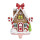 Clayre & Eef - Pfefferkuchenhaus Haken für den Kamin: Weihnachtliche Deko-Ideen