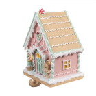 Clayre & Eef - Pfefferkuchenhaus Deko-Haken: Verschönere dein Zuhause mit weihnachtlichen Haken