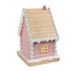 Clayre & Eef - Pfefferkuchenhaus Deko-Haken: Verschönere dein Zuhause mit weihnachtlichen Haken