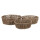Clayre & Eef - 3er Set Shabby Chic-Körbe: Ein Hauch von Nostalgie
