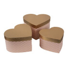 Clayre & Eef - 3er Set Romantische Boxen Herz Herzen...