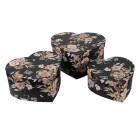 Clayre & Eef - 3er Set Romantische Boxen Herz -...