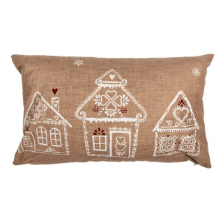 GBB36 ✨🍪 "Gingerbread Bliss" 30x50 cm Kissenhüllen: Weihnachtliche Kuschelstunden mit Lebkuchenmännern! ✨🎄