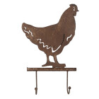Clayre & Eef - Huhn Wandhaken Landhaus, Vintage,...