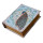 Clayre & Eef - 3er Set Pfau Vintage-Charme: Aufbewahrungsboxen im antiken Buch-Look
