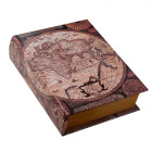 Clayre & Eef - 3er Set Historische Weltkarte...