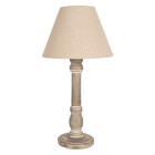 Clayre & Eef - Shabby Chic Nachttischlampe:...