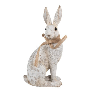 Clayre & Eef - Frühlingserwachen im Wohnzimmer: Hasenfiguren, die den Frühling begrüßen