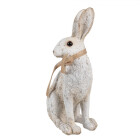 Clayre & Eef - Frühlingserwachen im Wohnzimmer: Hasenfiguren, die den Frühling begrüßen