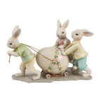 Clayre & Eef - Osterliche Harmonie: Hasenfiguren, die...