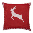 KT021.383 🦌 Rentierstarke Weihnachten: Kissenhüllen...