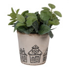 Clayre & Eef - Dein Ficus verdient diesen Übertopf: Jetzt entdecken! Lebkuchenhaus-Design