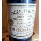 1939 Château Brillette Cru Bourgeois Moulis en Médoc Bordeaux Frankreich