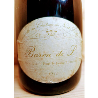1983 Baron de L. Pouilly-Fumé - Château du Nozet (Ladoucette)) Loire, Frankreich