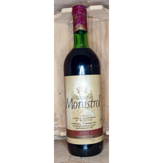 1970 Marques de Monistrol Tinto Gran Reserva Penedes Spanien
