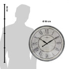 Clayre & Eef - Wanduhr mit Lilien-Magie: Die Zeit der...