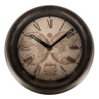 Clayre & Eef - Wanduhr im Taschenuhr-Stil: Die Welt...