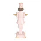 Clayre & Eef - Der Butler für Weihnachten: Romantischer Nussknacker mit Servier-Tablett
