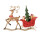 Clayre & Eef - Ein weihnachtlicher Traum: Hirsch und Schlitten für dein Zuhause