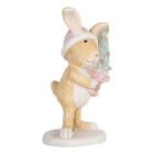 Clayre & Eef - Ein kleiner Begleiter: Niedliche Hasen-Figur mit Christbaum