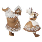 Clayre & Eef - Weihnachtsanhänger 2er Set: Pfefferkuchen-Paar für süße Weihnachten!