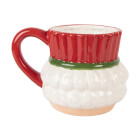 Clayre & Eef - Klassischer Charme: Keramik-Tasse...
