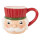 Clayre & Eef - Klassischer Charme: Keramik-Tasse Nussknacker für Glühwein-Momente (350 ml)