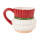 Clayre & Eef - Klassischer Charme: Keramik-Tasse Nussknacker für Glühwein-Momente (350 ml)