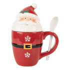 Clayre & Eef - Alles dabei: Weihnachtsmann-Tasse mit...